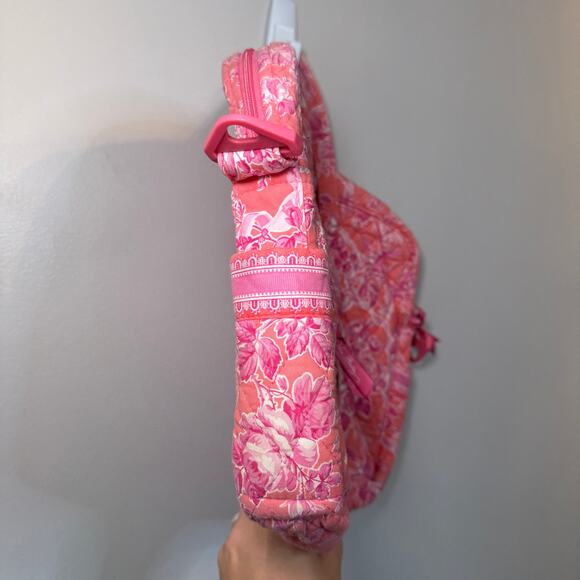 Vera Bradley Hope Toile Floral Print Laptop Messenger Bag Travel Tote - Picture 3 of 9